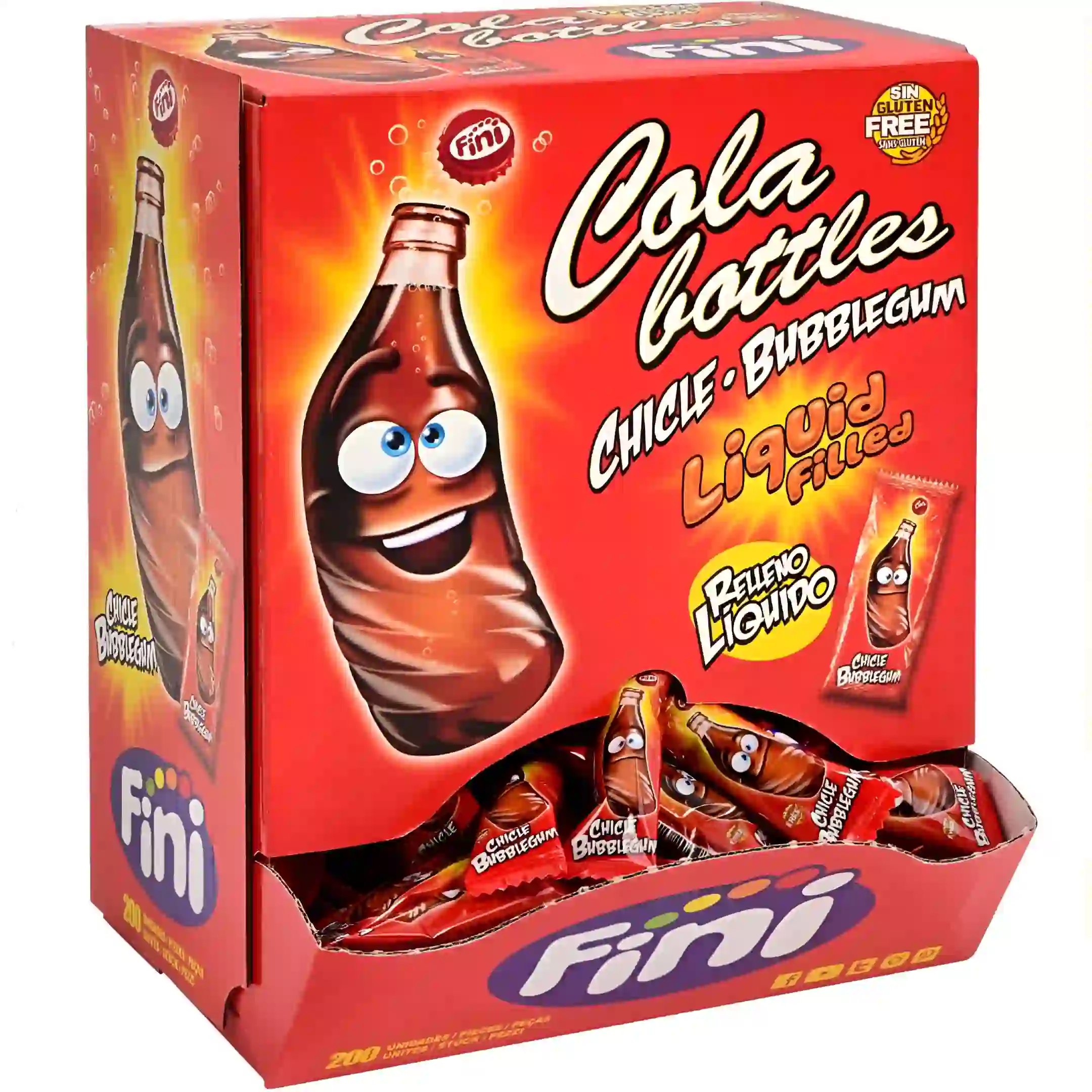 آدامس مغزدار فینی Fini طرح بطری نوشابه با...