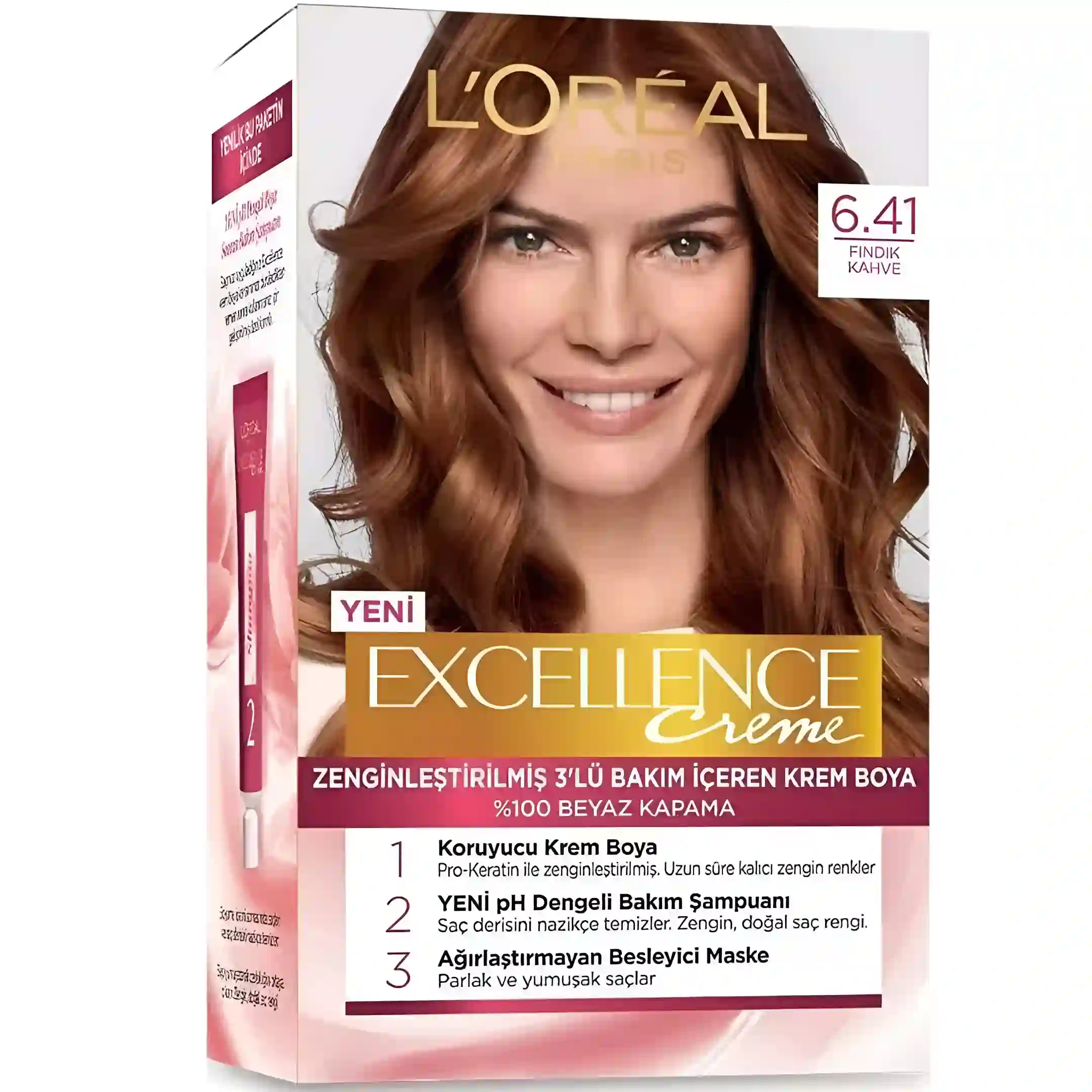 رنگ موی زنانه شماره 6.41 لورئال اکسلنس L’Oréal...