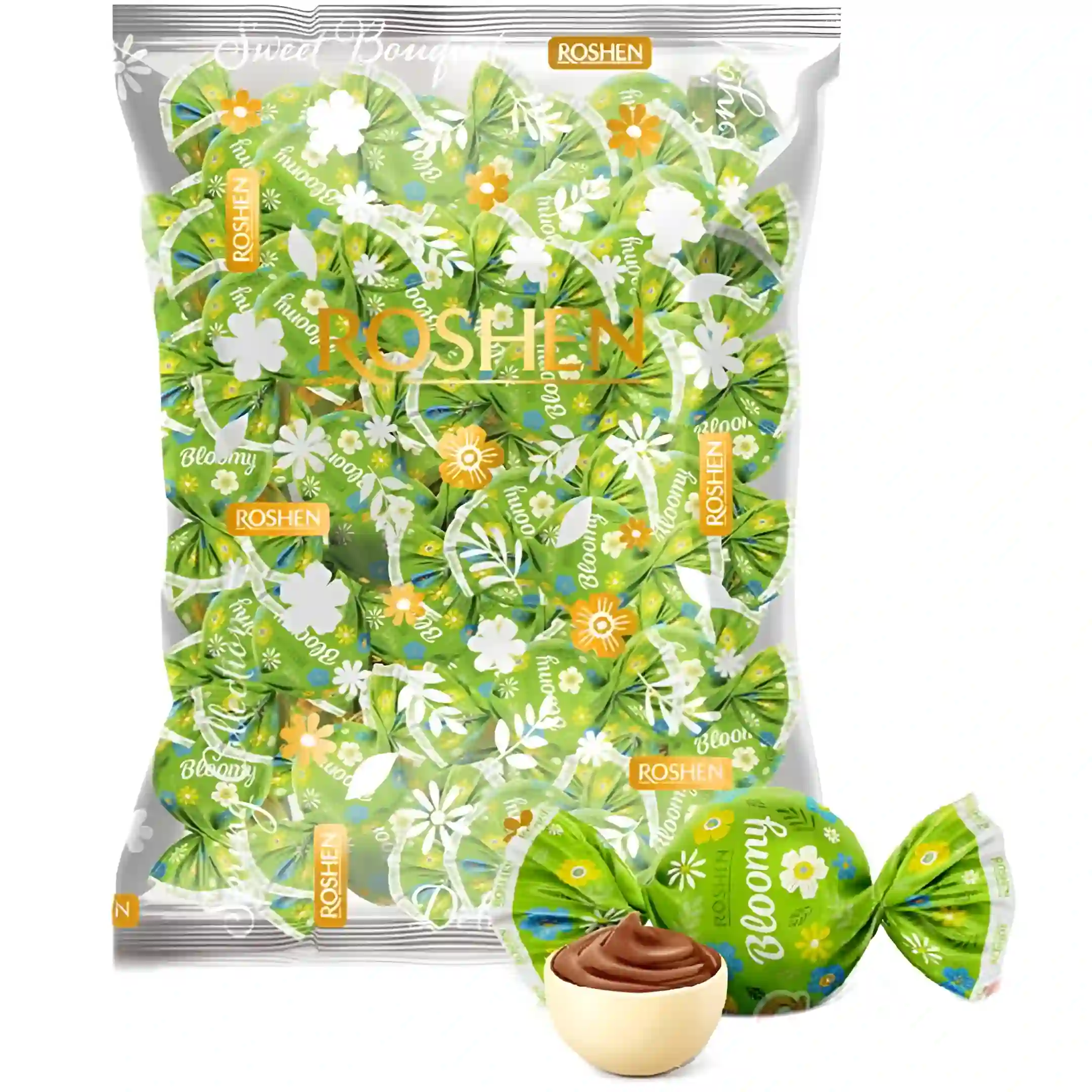 شکلات شکوفه ای مغزدار روشن Roshen مدل Bloomy...