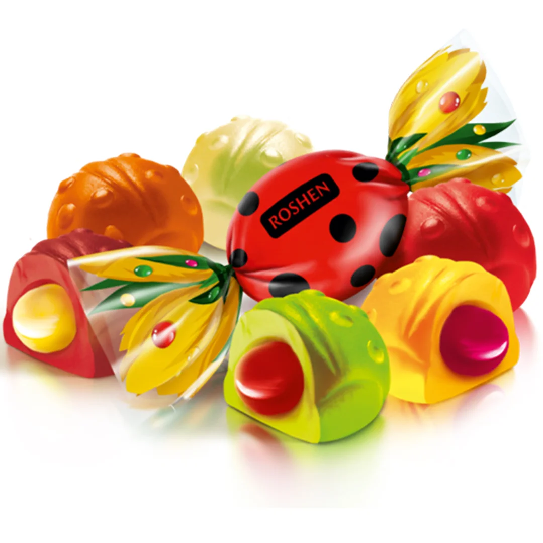 آبنبات ژله ای روشن Roshen فله با طرح...