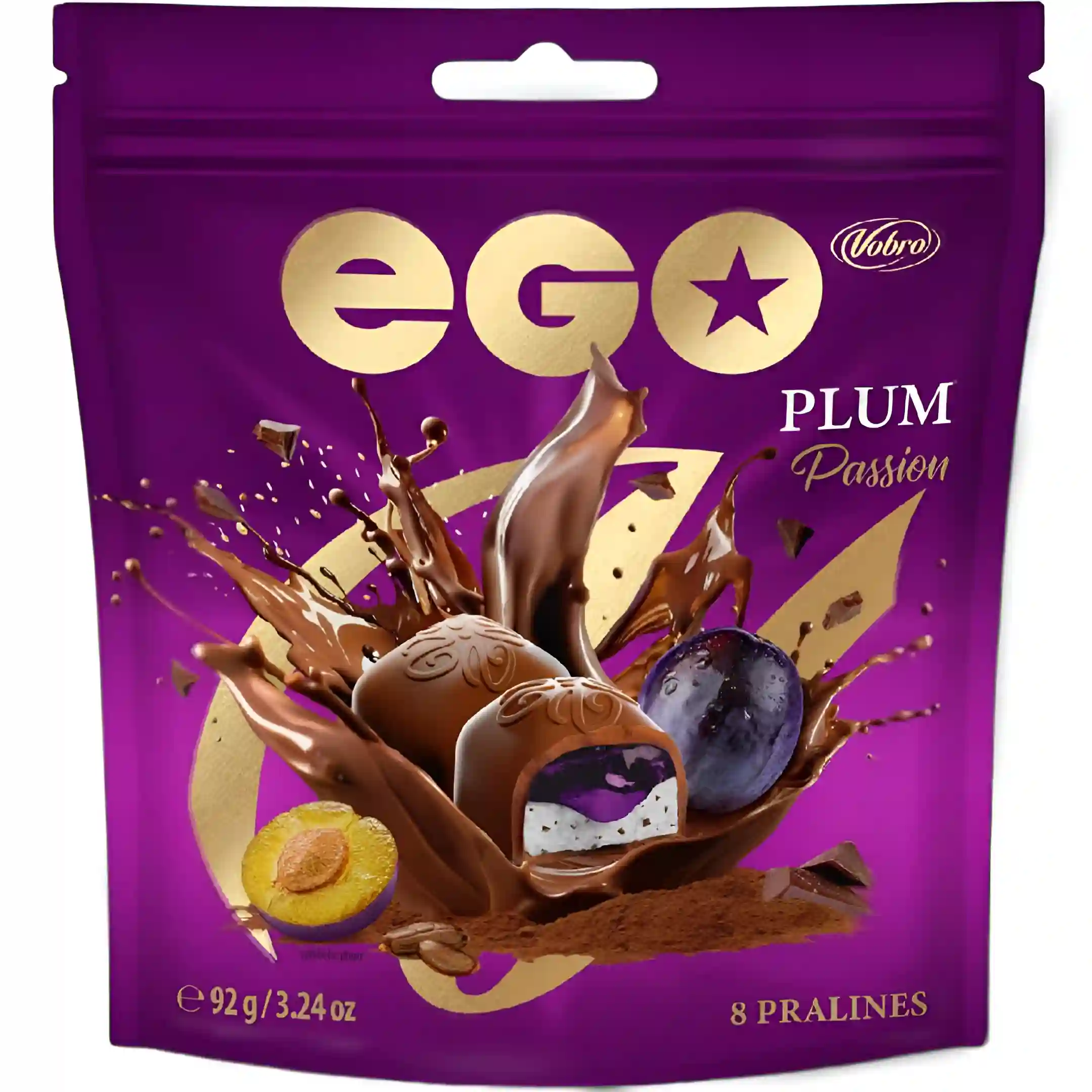 شکلات وبرو Vobro مدل Ego با کرم شکلاتی...