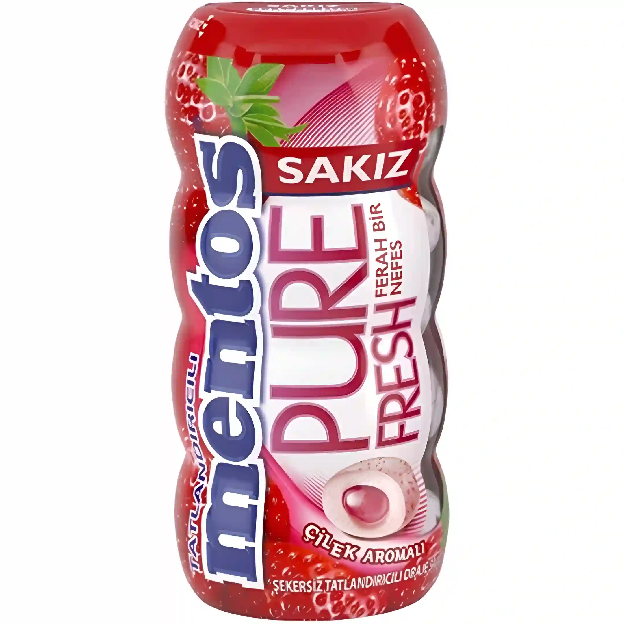 آدامس مغزدار بدون قند منتوس با طعم توت...