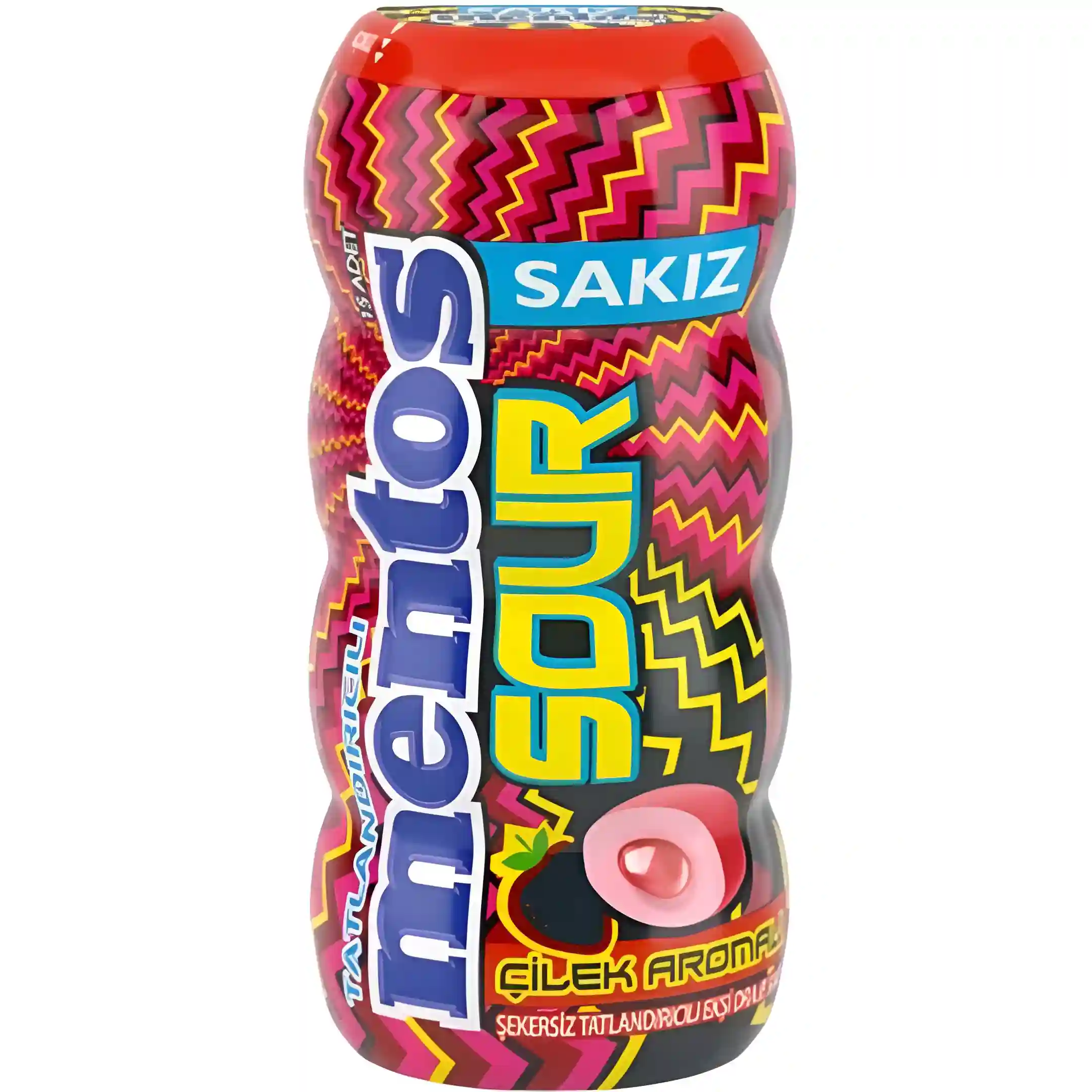 آدامس مغزدار بدون قند منتوس با طعم توت...