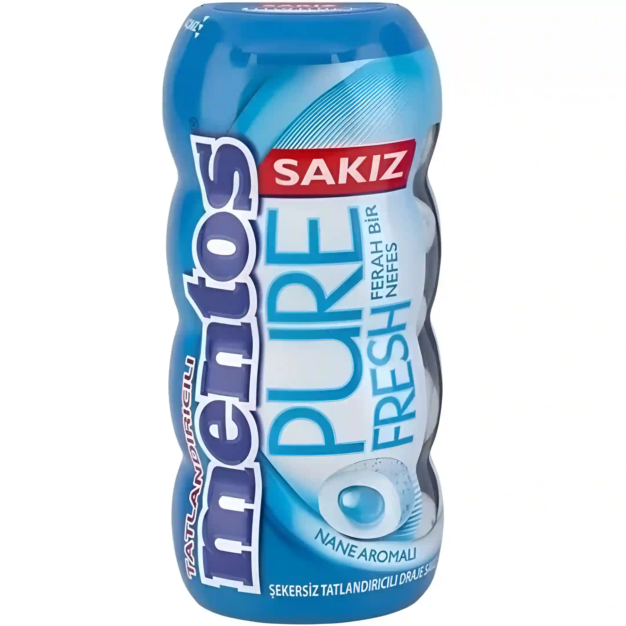 آدامس مغزدار بدون قند منتوس با طعم نعنا...