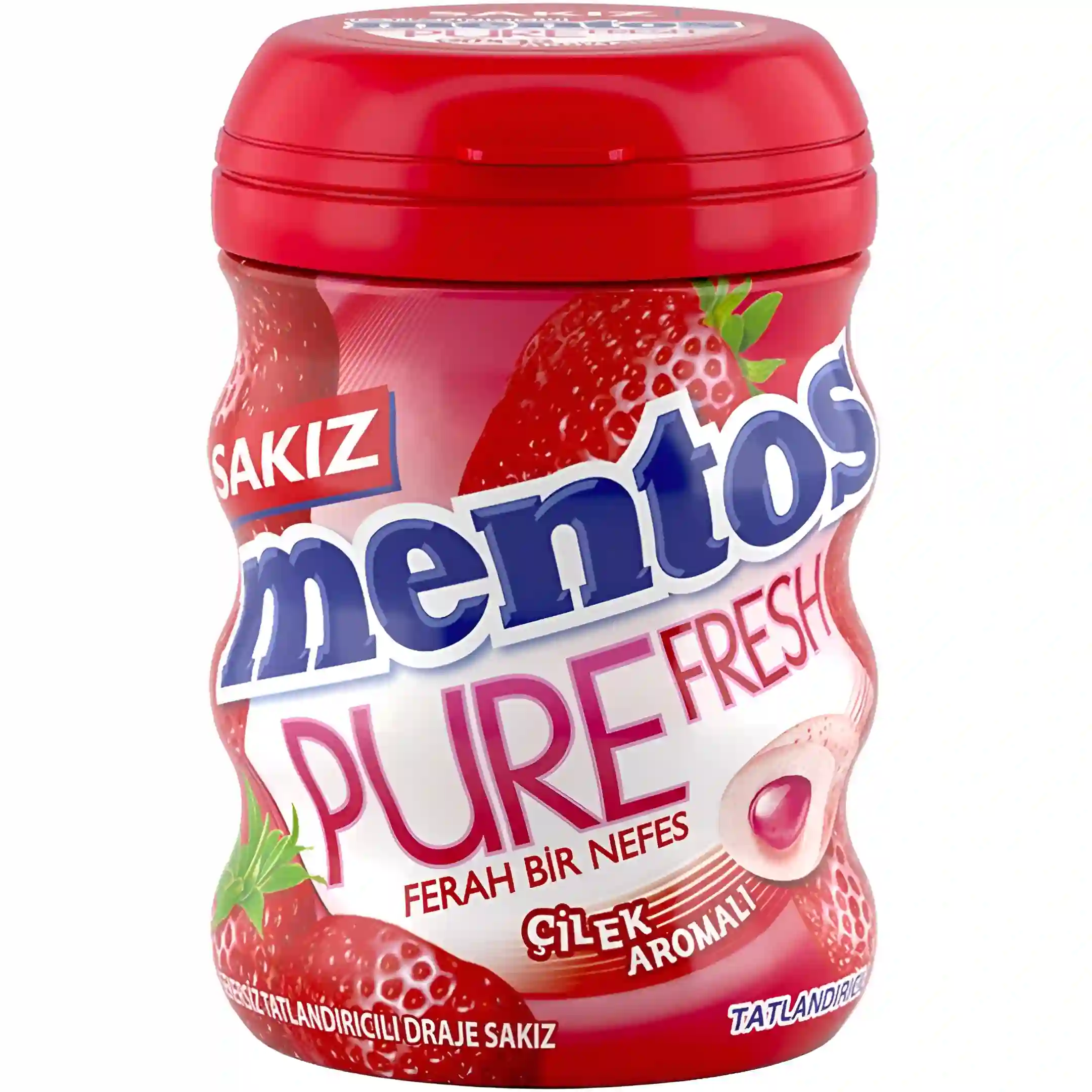 آدامس مغزدار بدون قند منتوس با طعم توت...