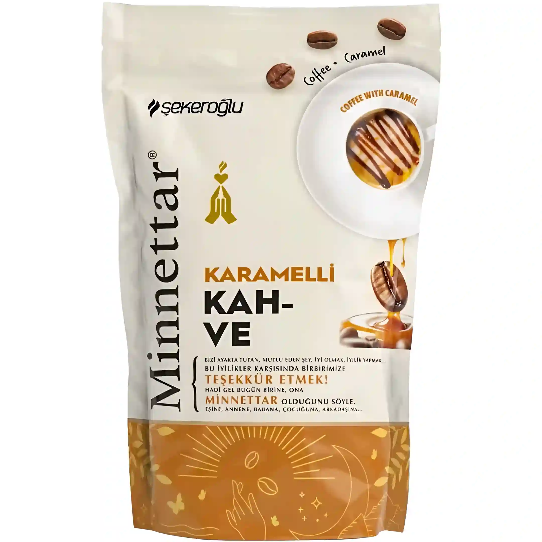 پودر قهوه مینتار شکراوغلو با طعم کاراملی Minnettar...