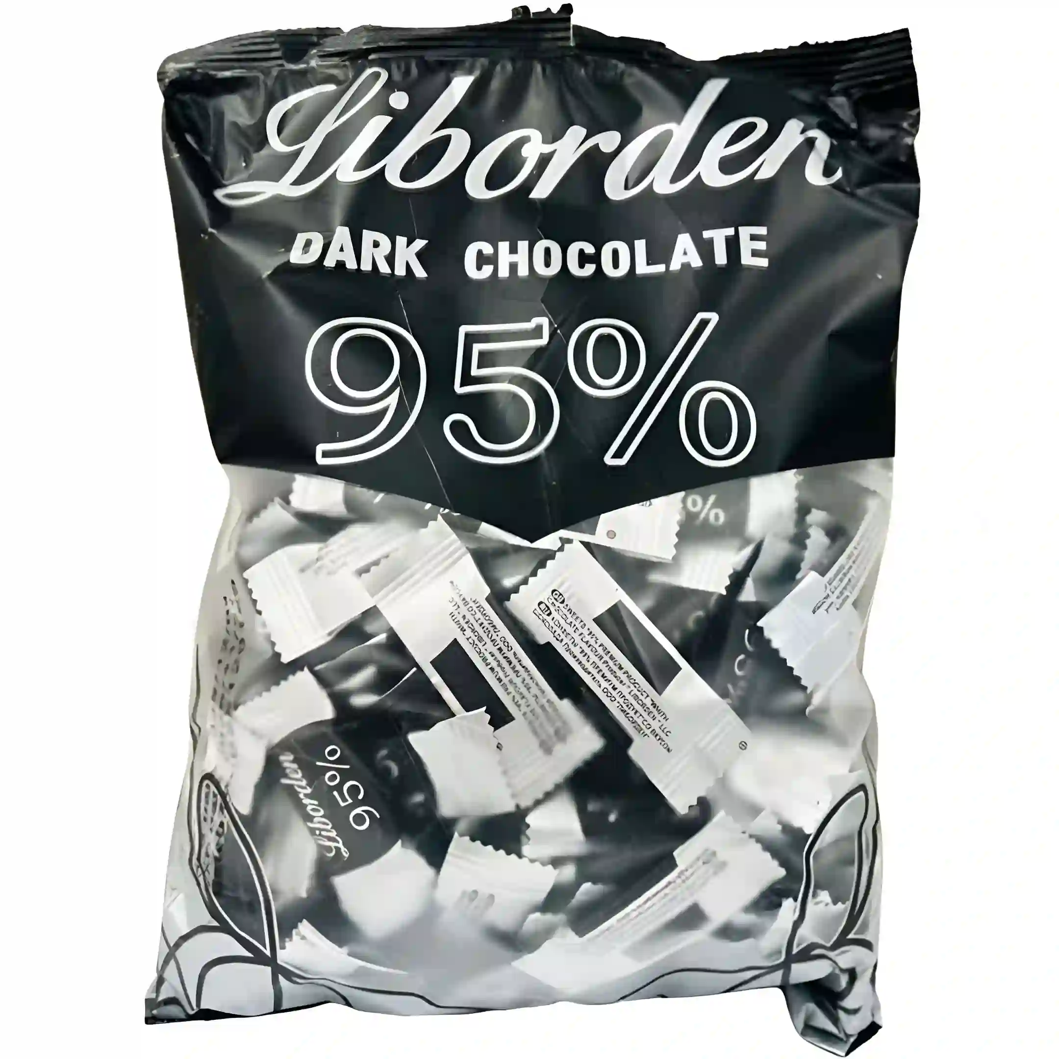 شکلات تلخ 95 درصد لیبوردن Liborden Dark Chocolate...