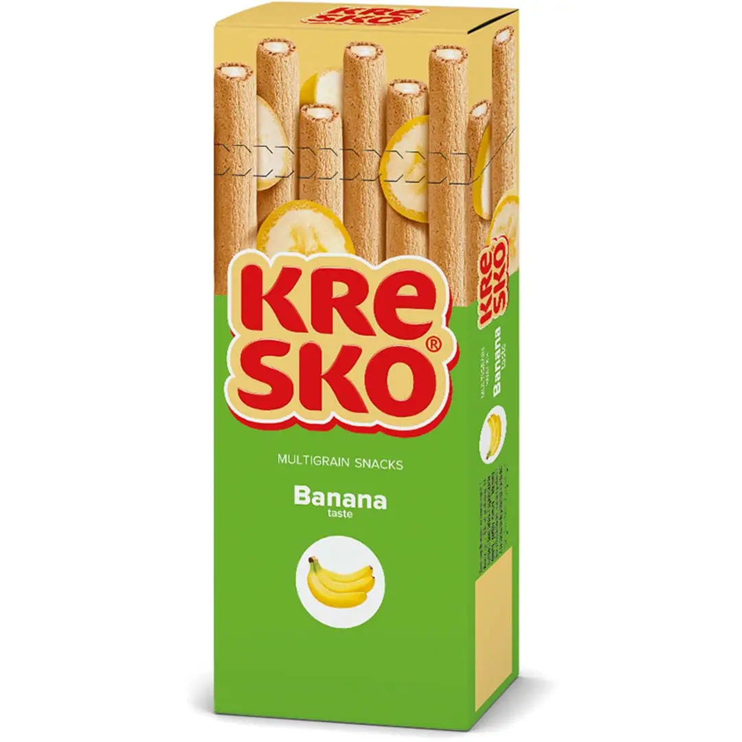 بیسکویت قلمی کرسکو موزی Kresko Banana وزن 80...