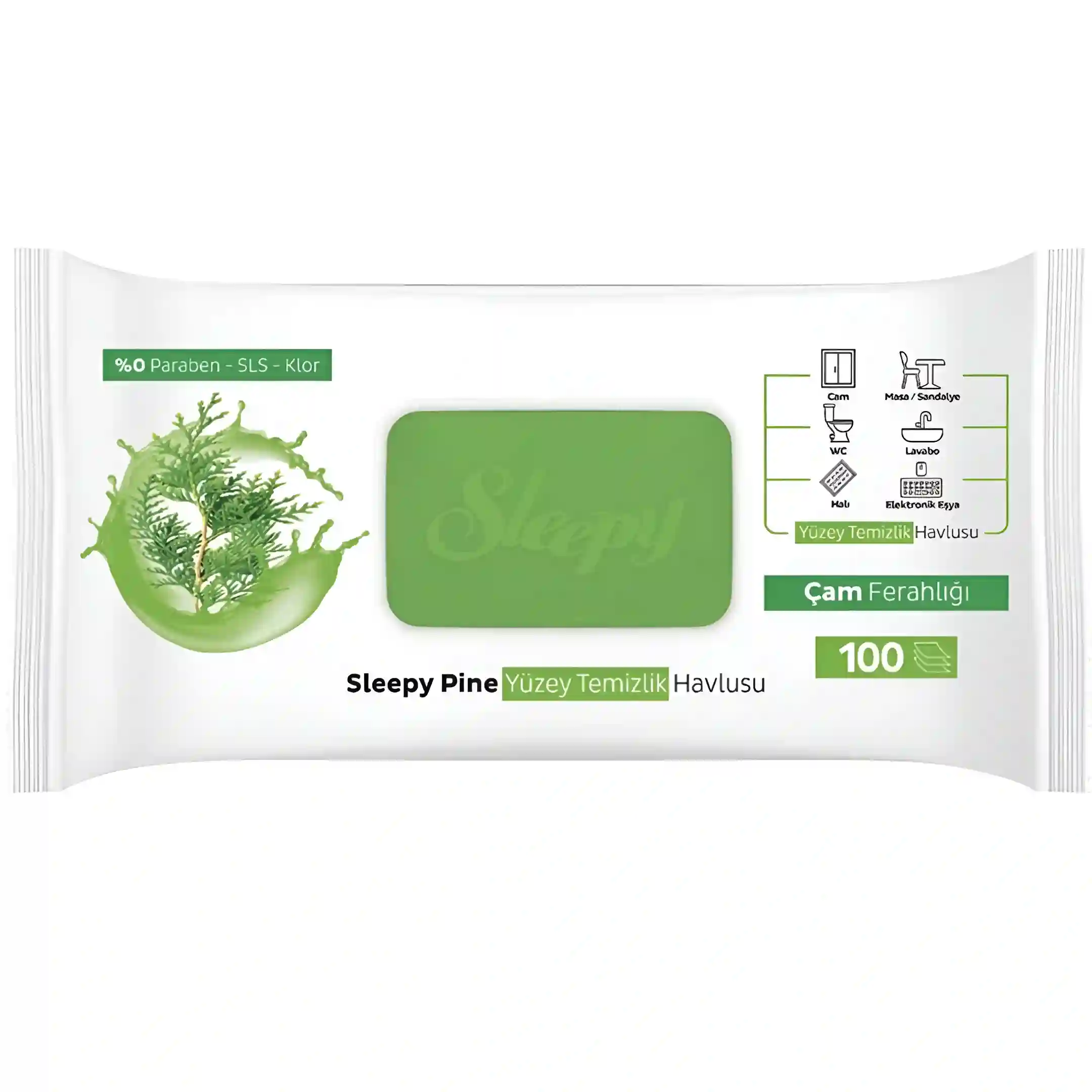 دستمال مرطوب چندمنظوره اسلیپی Sleepy مدل Pine حاوی...