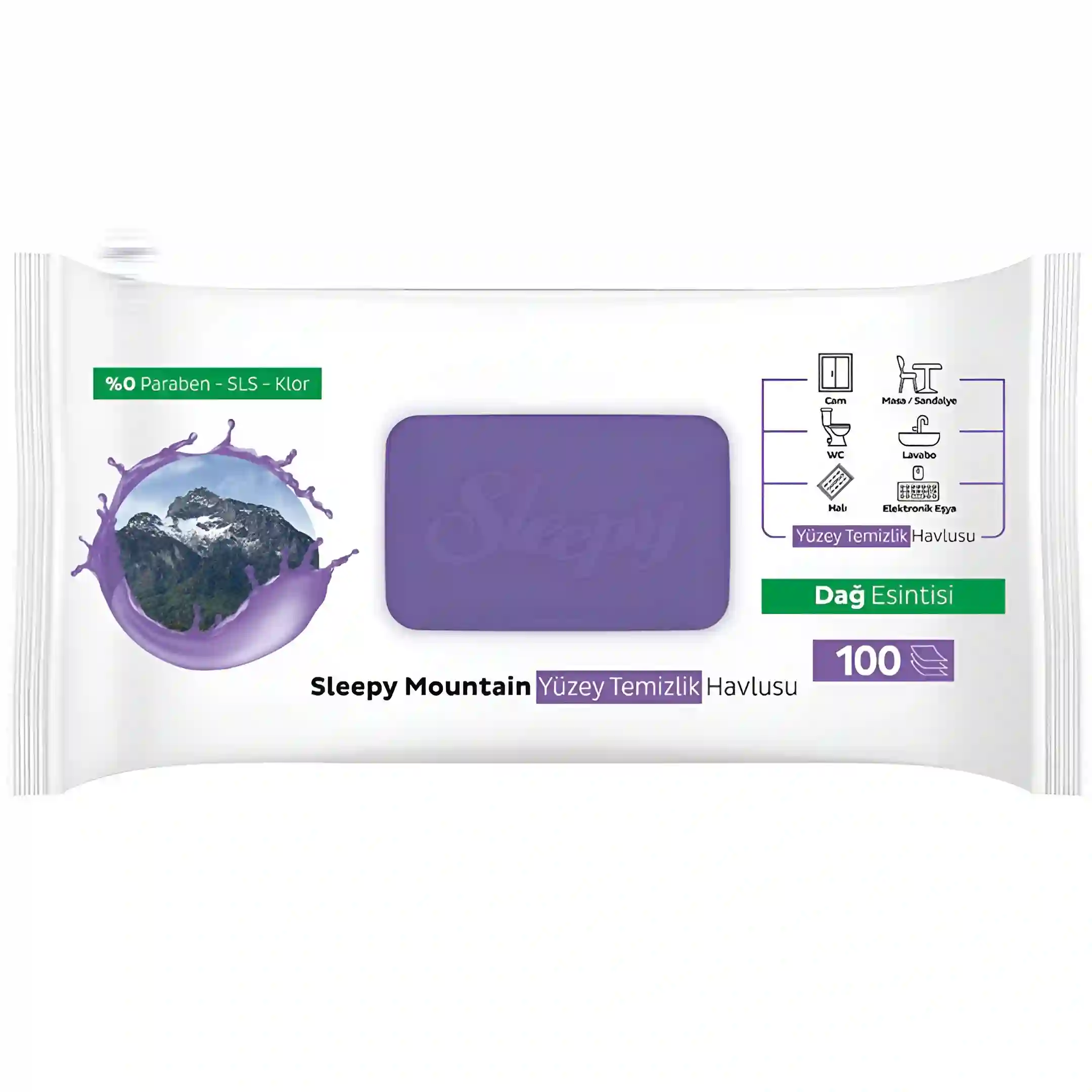 دستمال مرطوب چندمنظوره اسلیپی Sleepy مدل Pine حاوی...