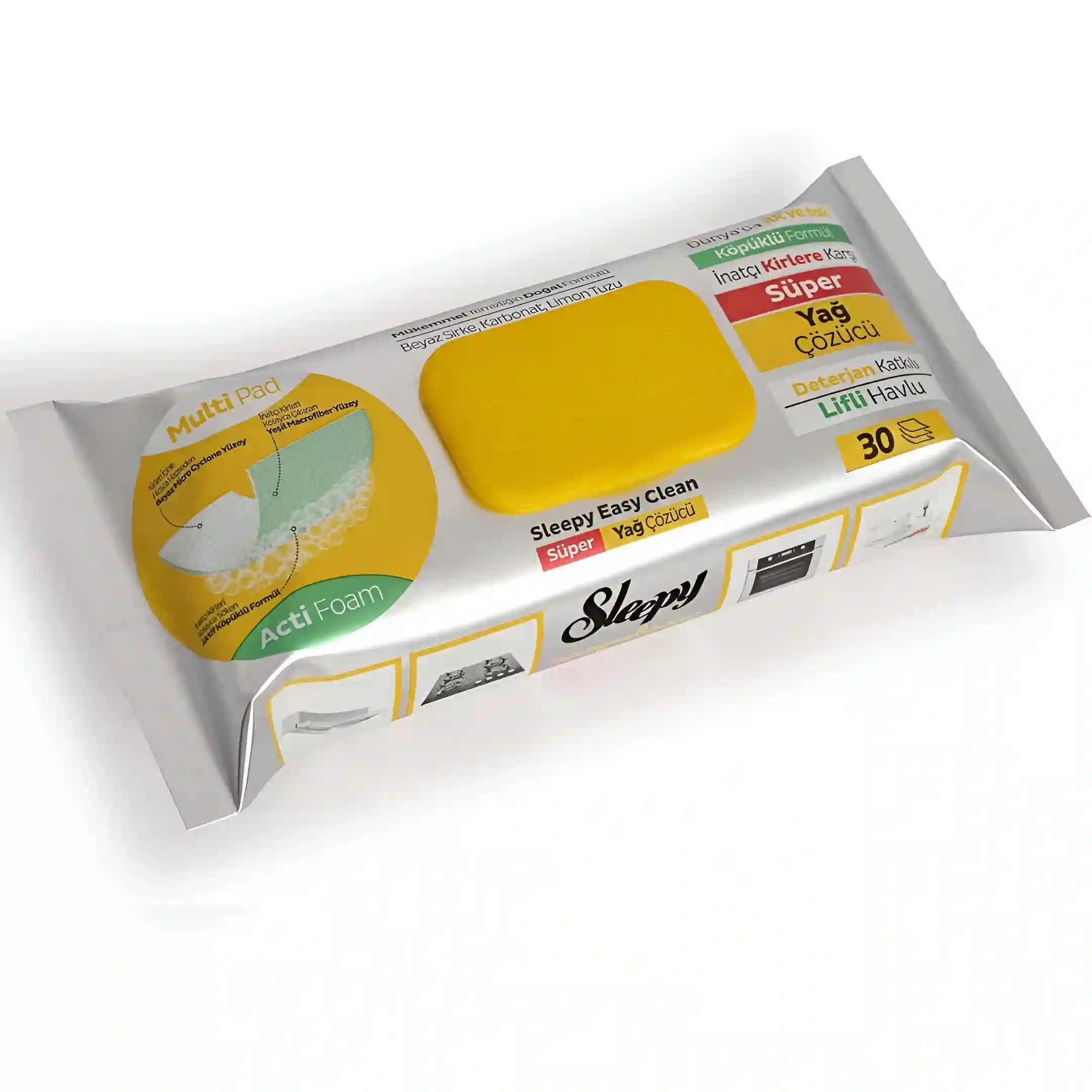 دستمال مرطوب چند منظوره چربی زدا اسلیپی Sleepy...