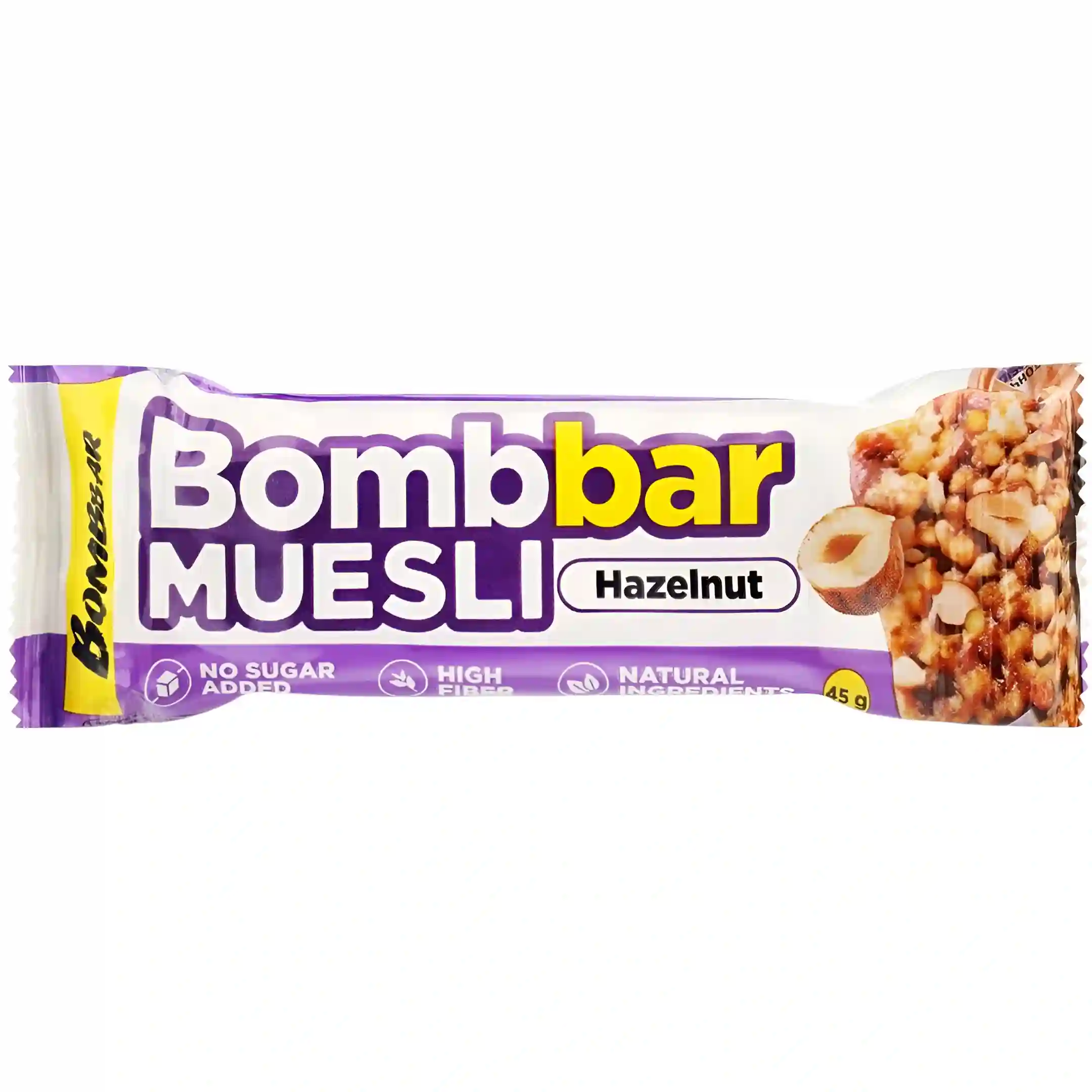 موسلی بار رژیمی بمببار با طعم فندق Bombbar...