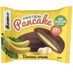 پنکیک پروتئینی بمببار با مغز کرم موزی Bombbar Pancake Banana Cream وزن 40 گرم 2 عددی