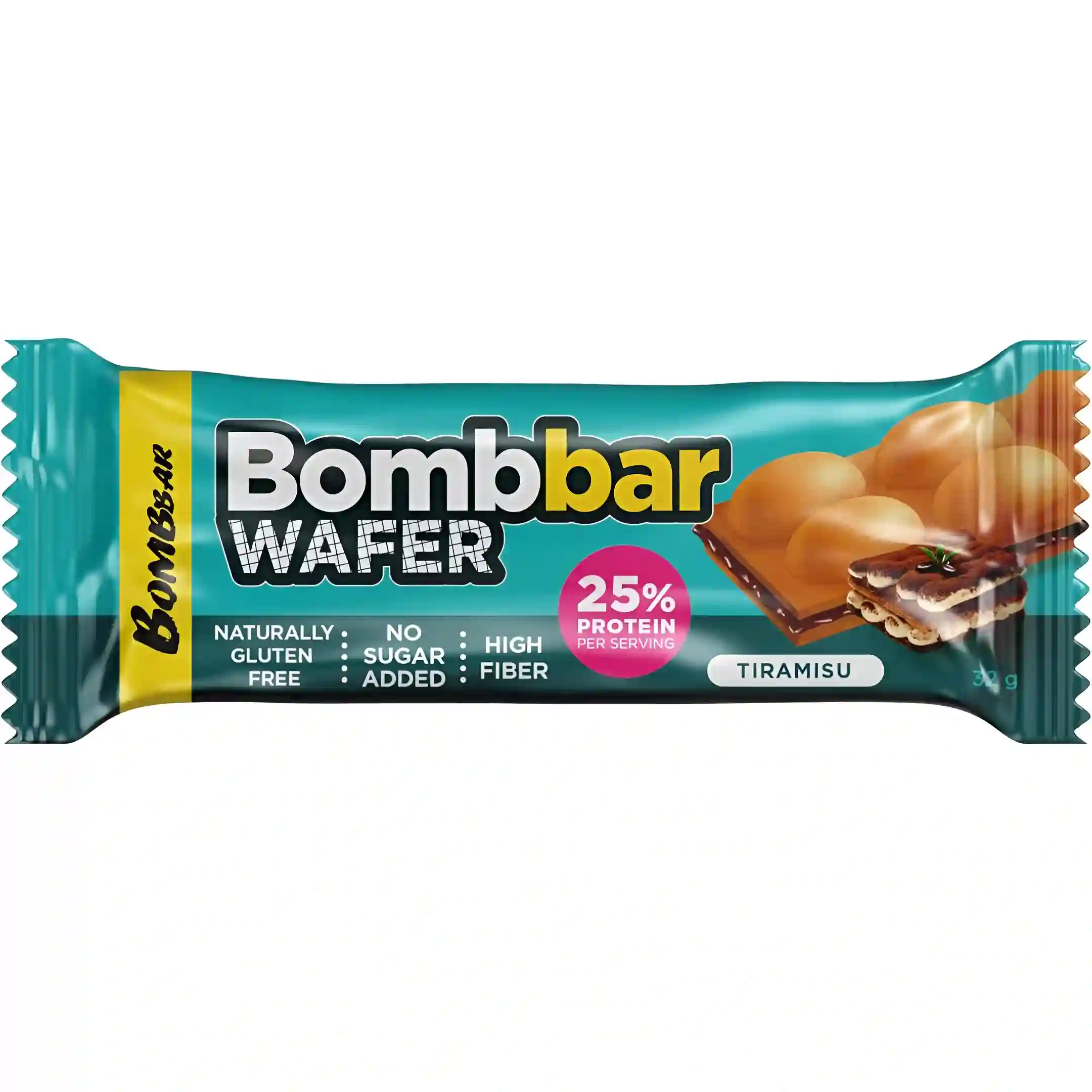 ویفر پروتئینی بمببار با طعم تیرامیسو Bombbar Wafer...