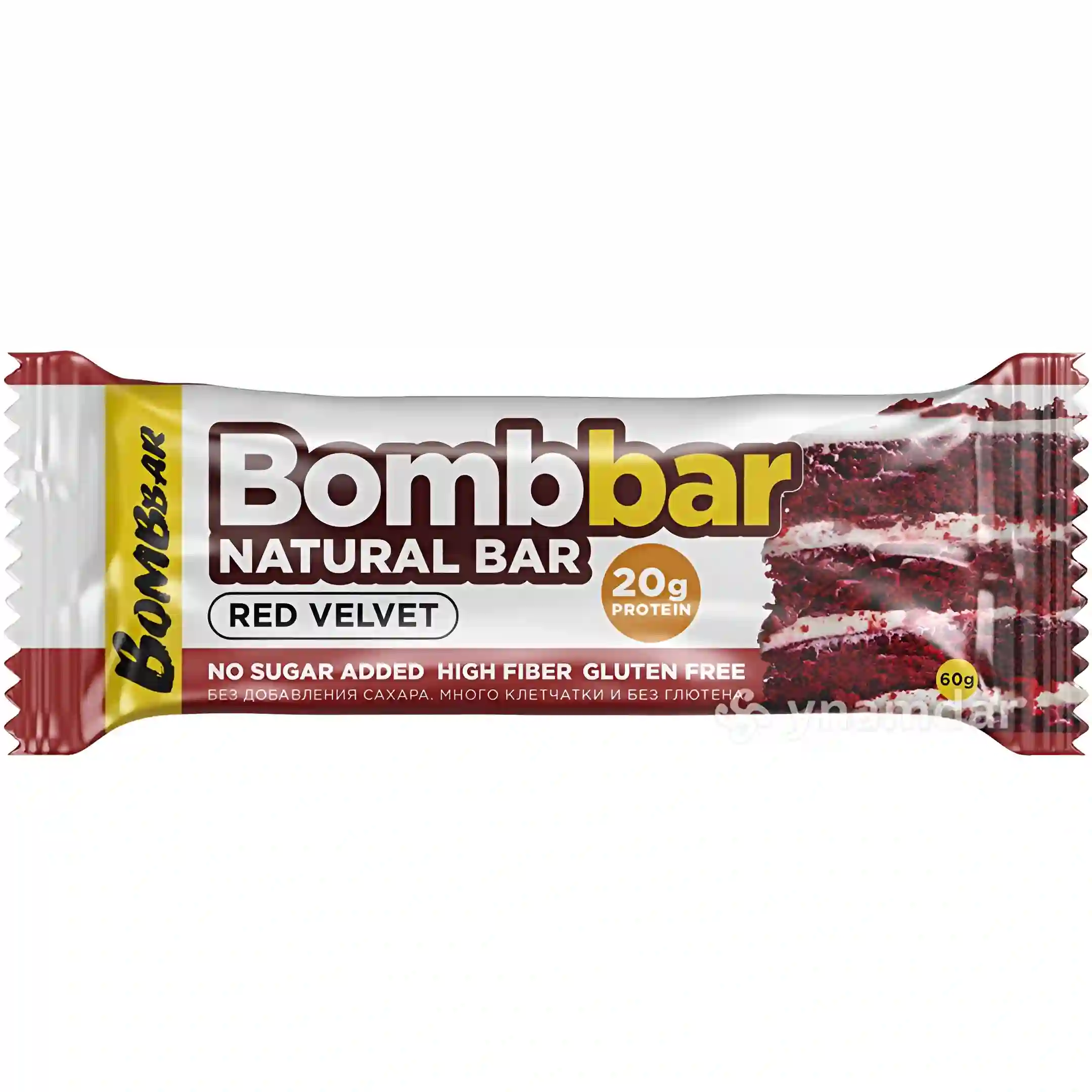 پروتئین بار رژیمی بمببار با طعم کیک مخملی...