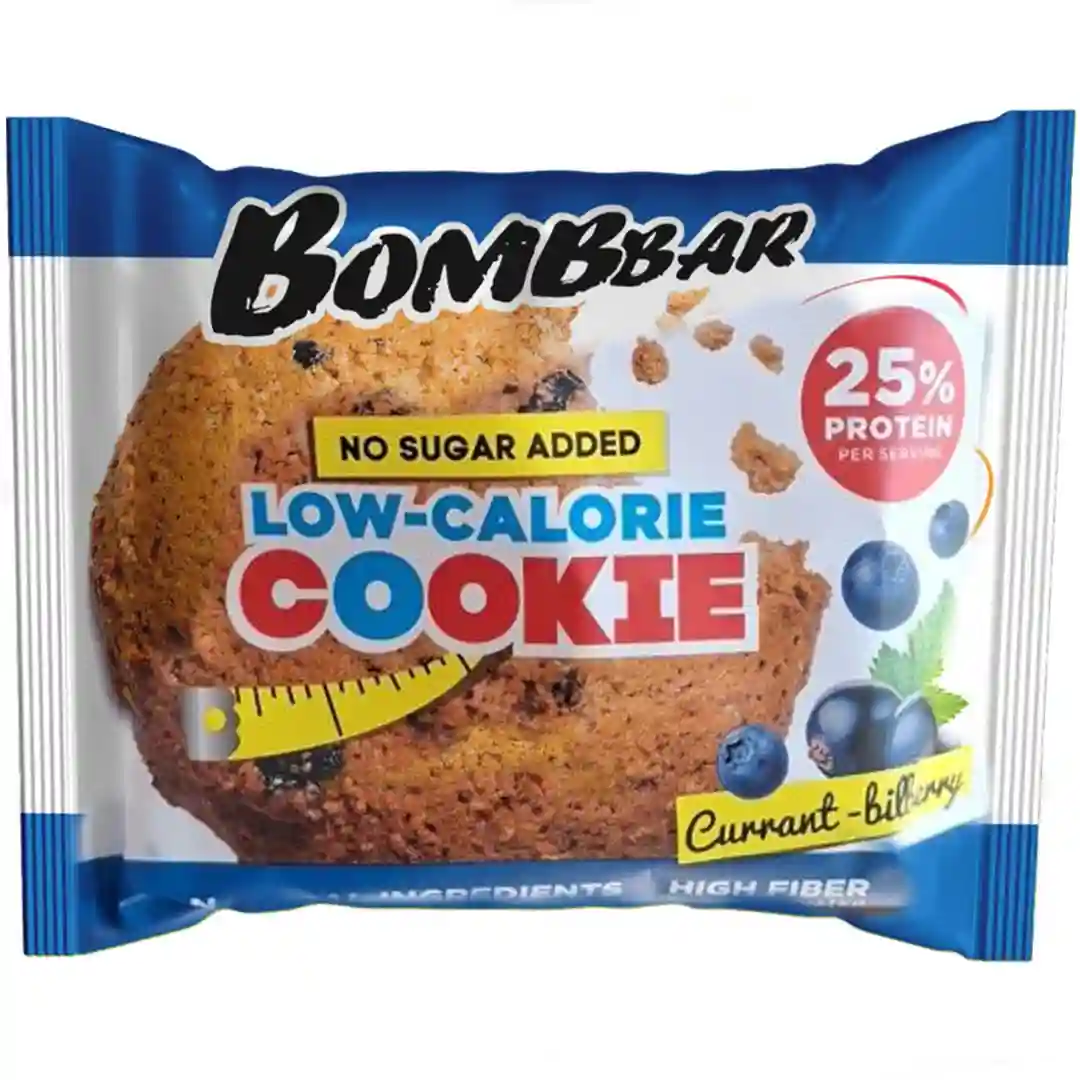 کوکی پروتئینی کم کالری بمببار با طعم بلوبری...