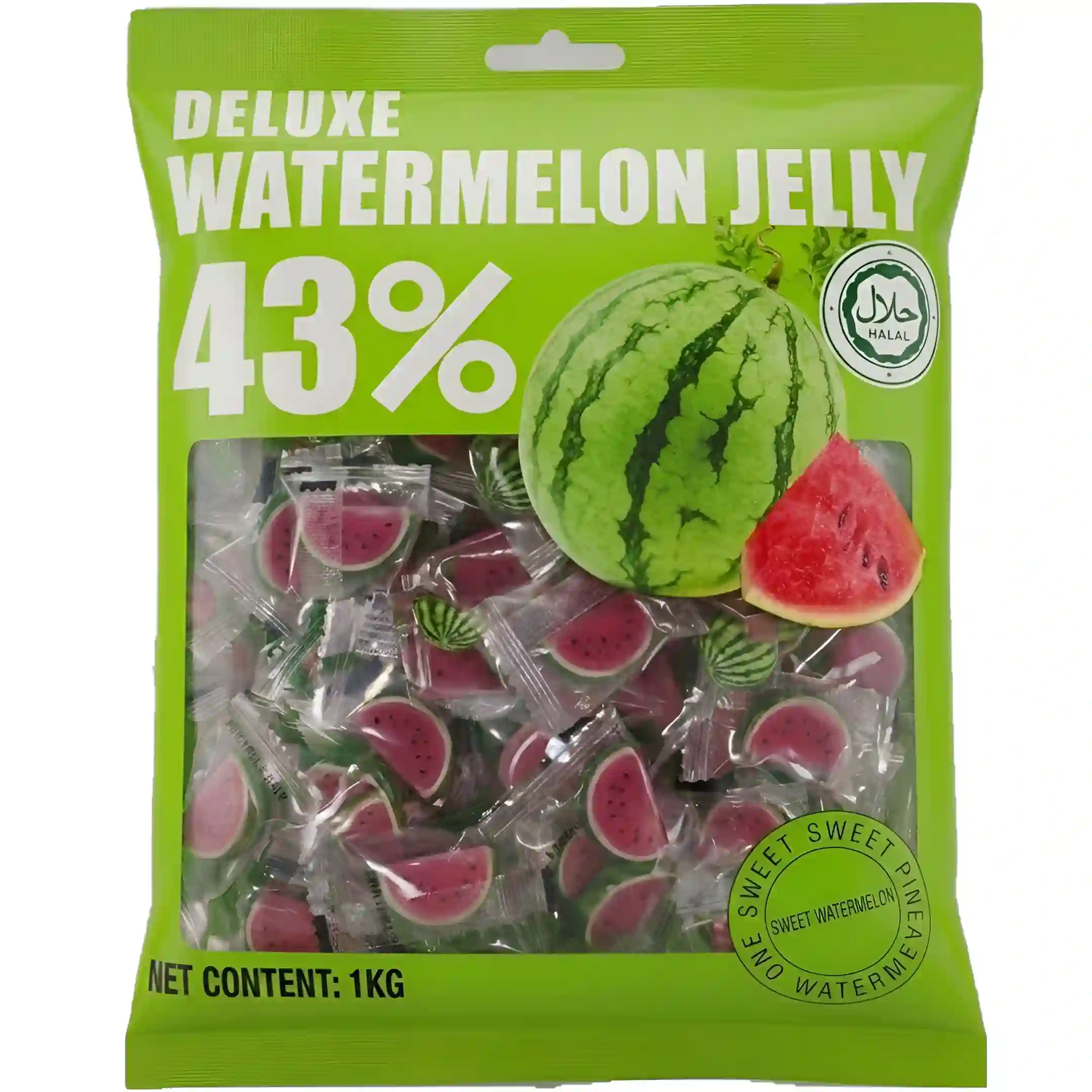 پاستیل دیلوکس Deluxe Watermelon Jelly حاوی 43% میوه...