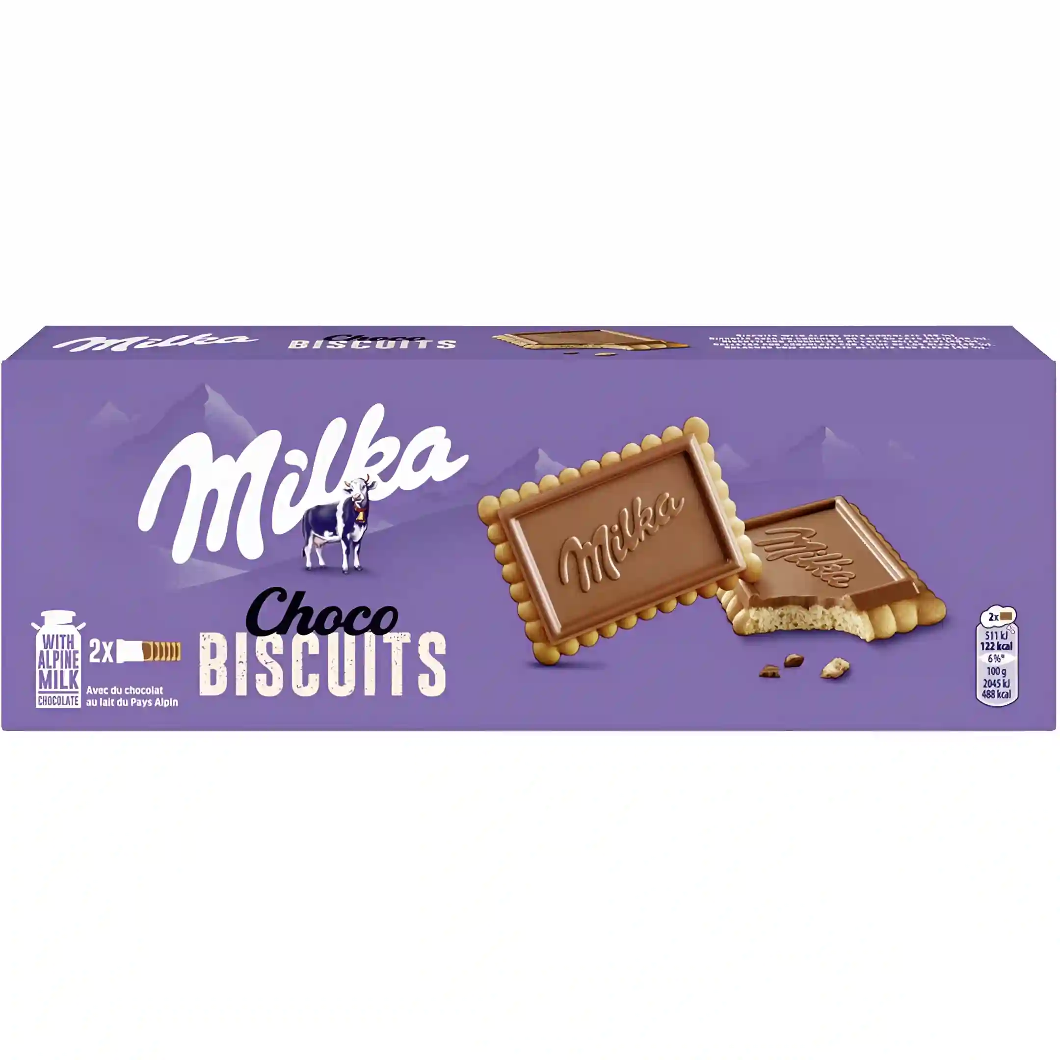 بیسکویت میلکا با روکش شکلاتی Milka Choco Biscuits...