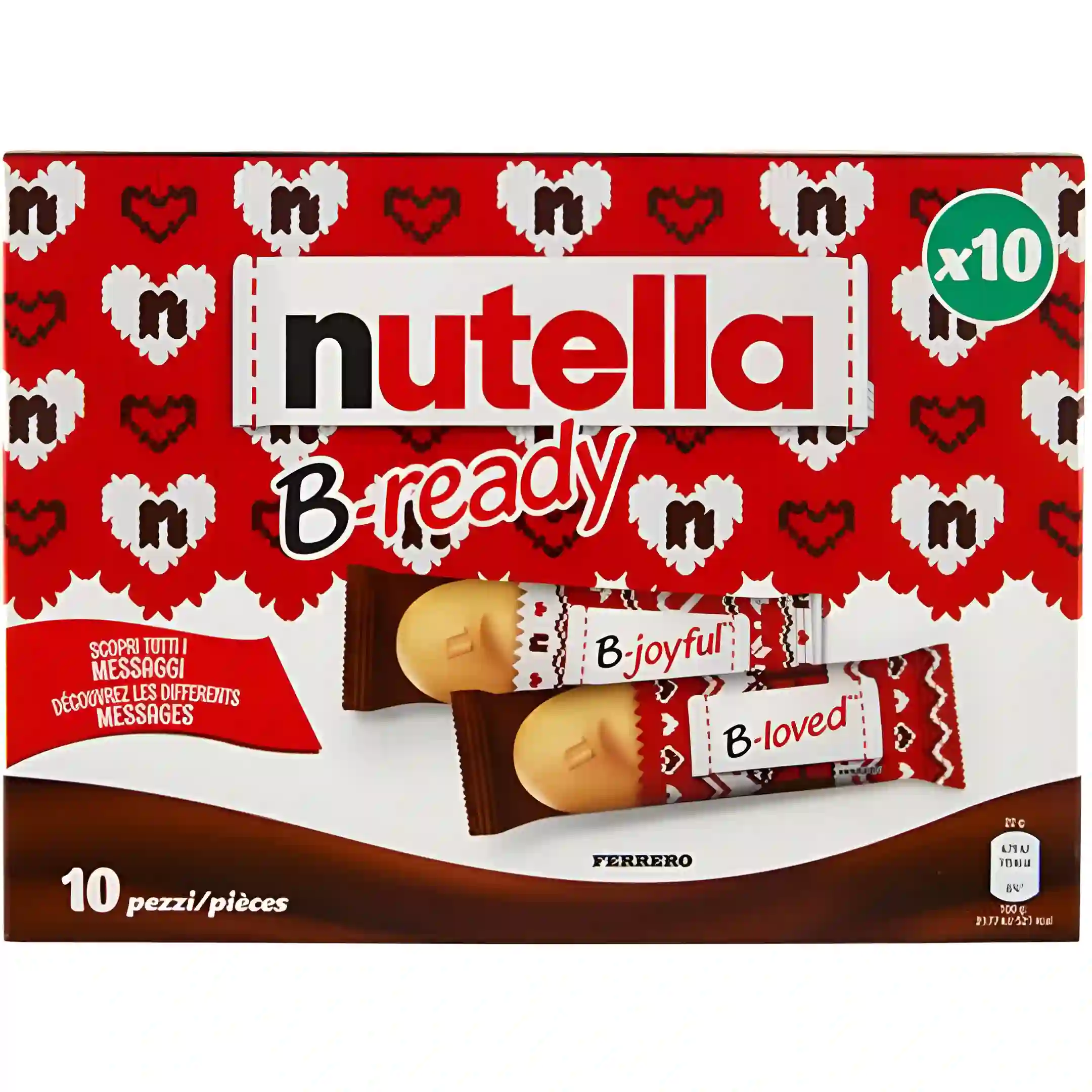 بیسکوییت مغز شکلاتی بی ردی نوتلا Nutella B-ready...