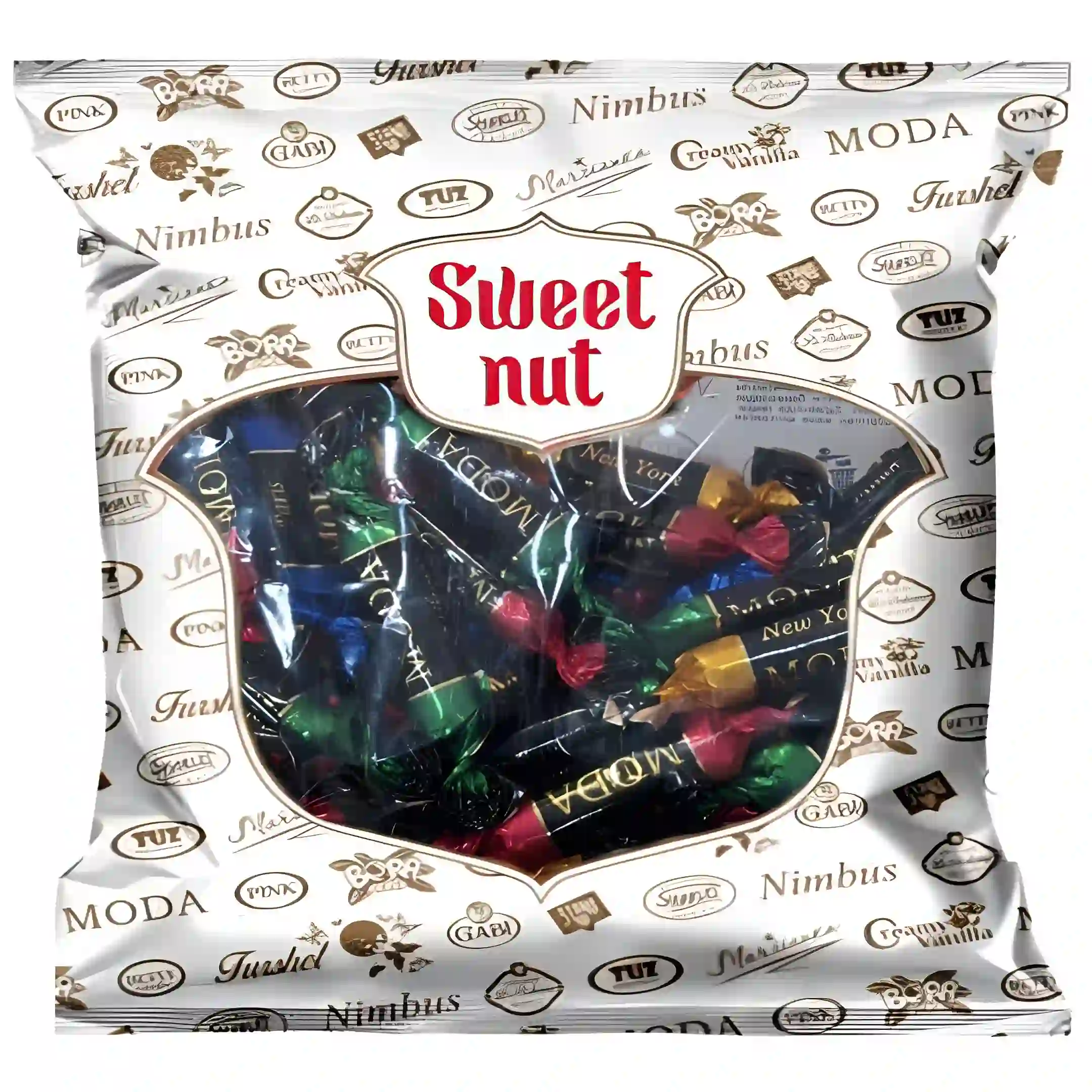 شکلات شیری کرمی Sweet Nut مدل Moda بسته...