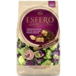 شکلات مغزدار اسفرو لوکس کنتی با بادام زمینی و کارامل Konti Esfero Luxe بسته 500 گرمی