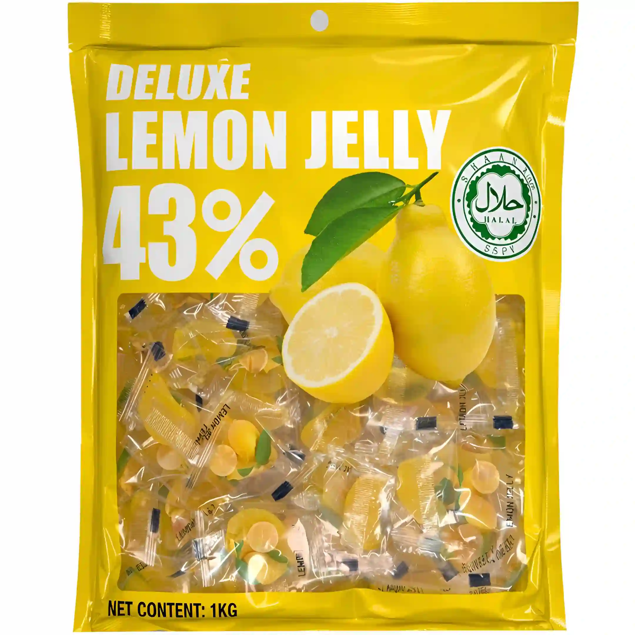 پاستیل دیلوکس Deluxe Lemon Jelly حاوی 43% میوه...