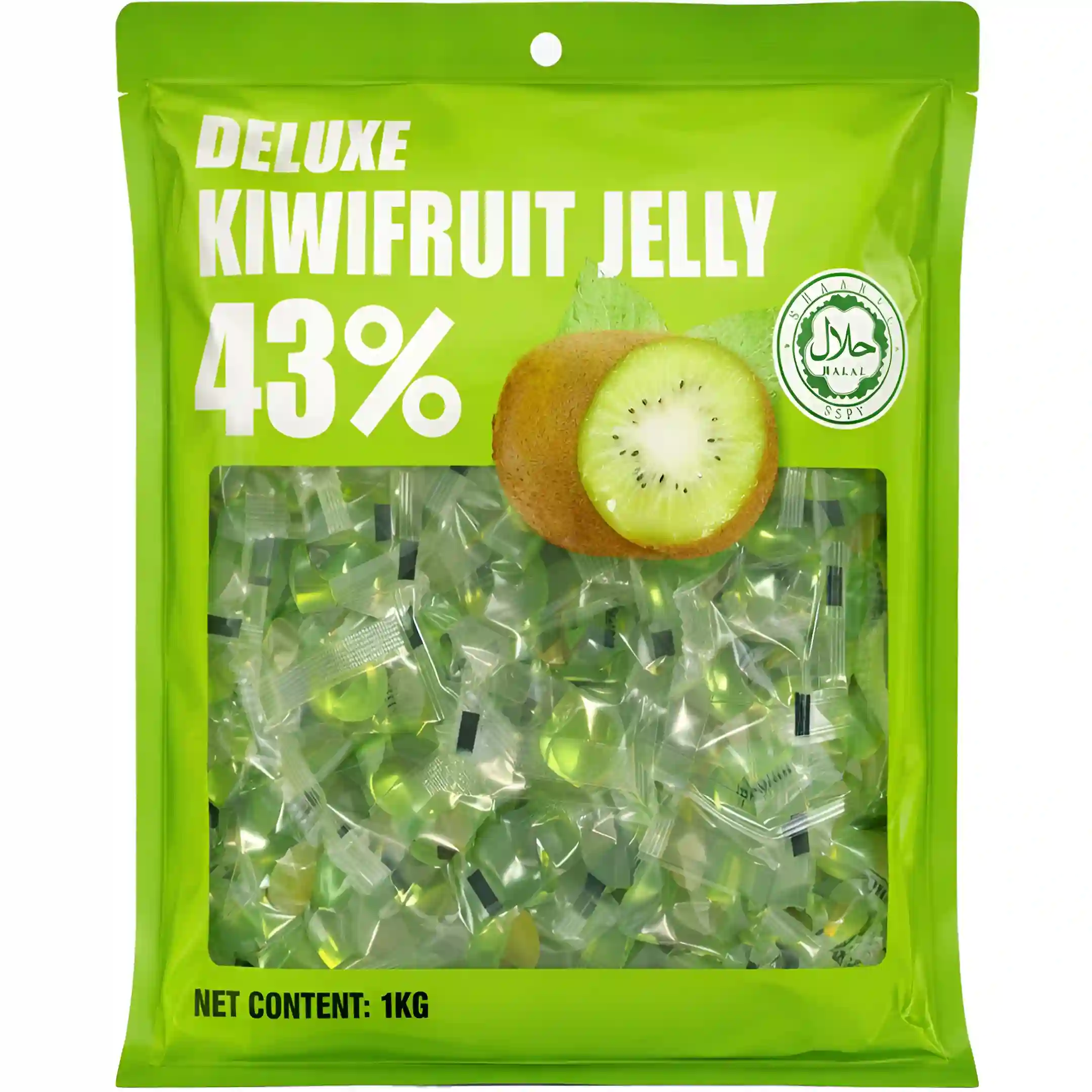 پاستیل دیلوکس Deluxe Kiwifruit Jelly حاوی 43% میوه...
