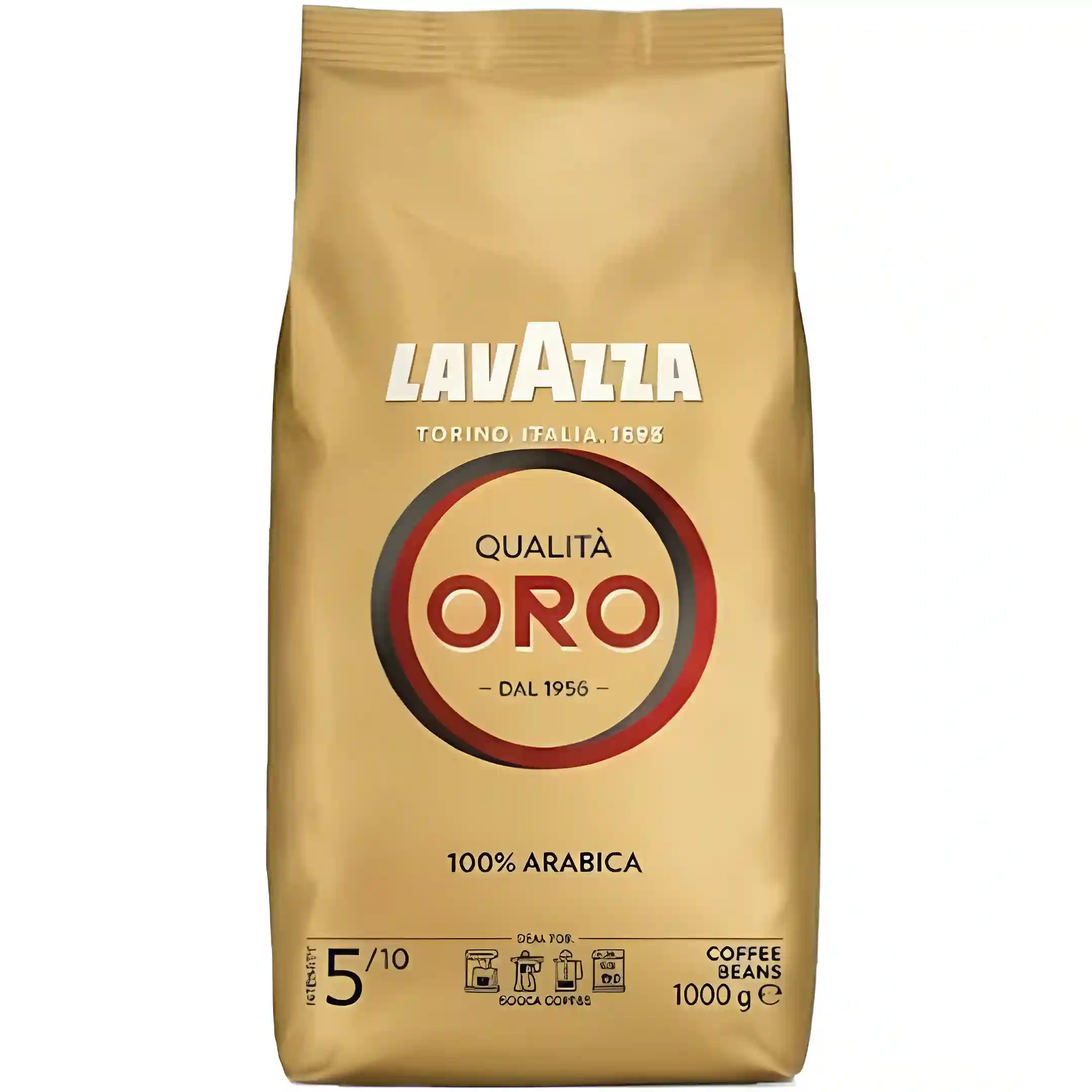 دانه قهوه لاوازا مدل کوالیتا اورو طلایی Lavazza...