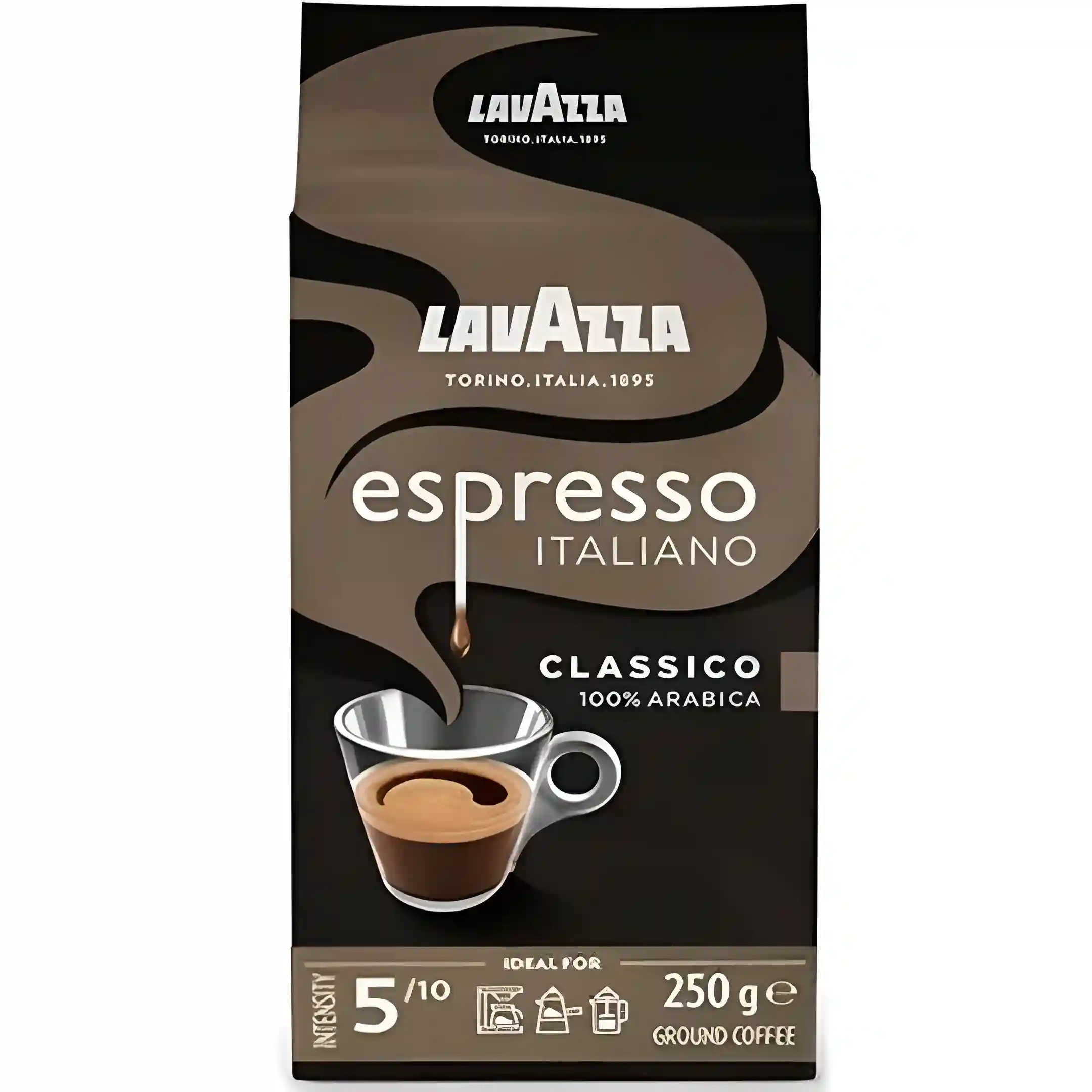 پودر قهوه لاوازا مدل اسپرسو ایتالیانو Lavazza Espresso Italiano بسته 250 گرمی