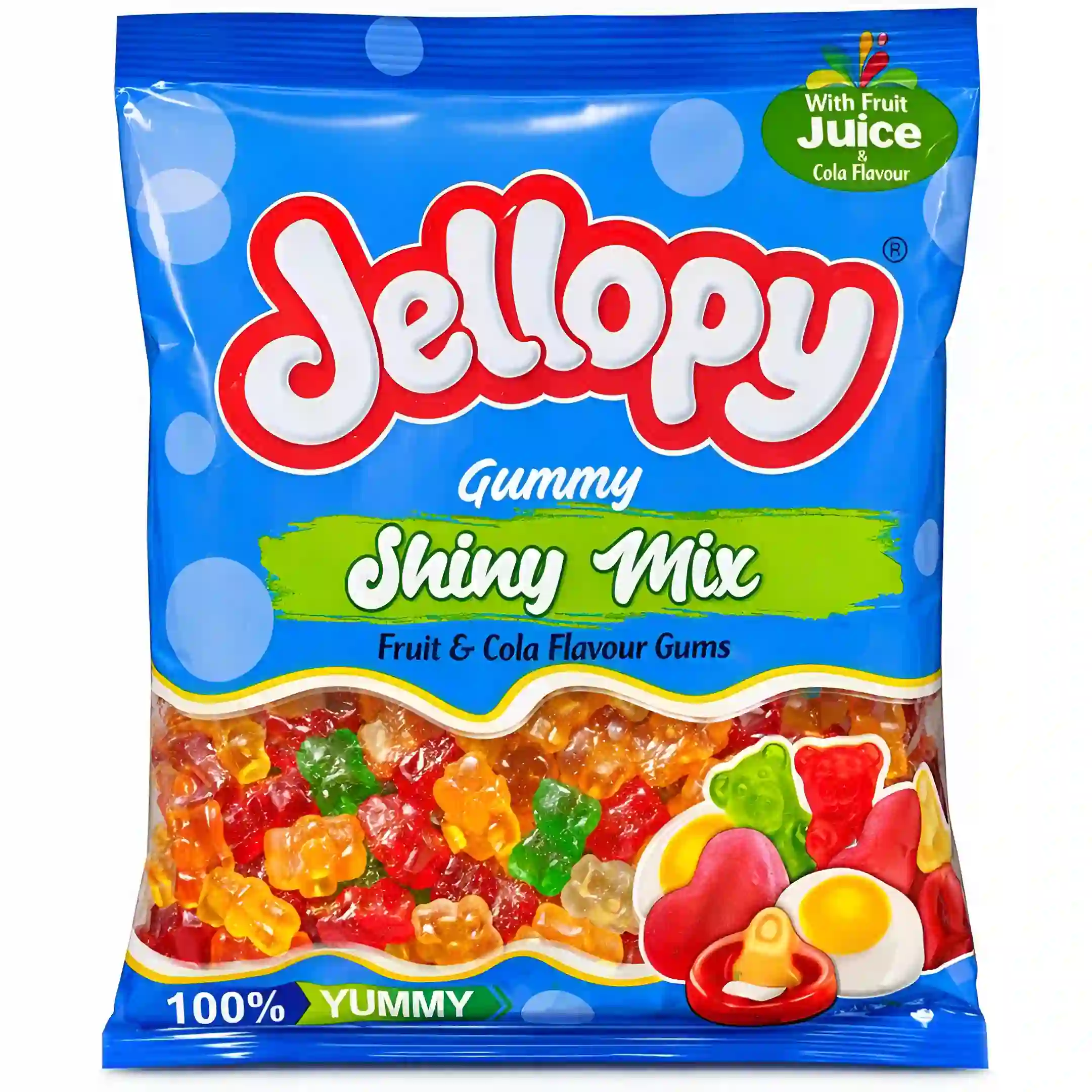 پاستیل میوه ای جلوپی مدل خرسی Jellopy بسته 500 گرمی