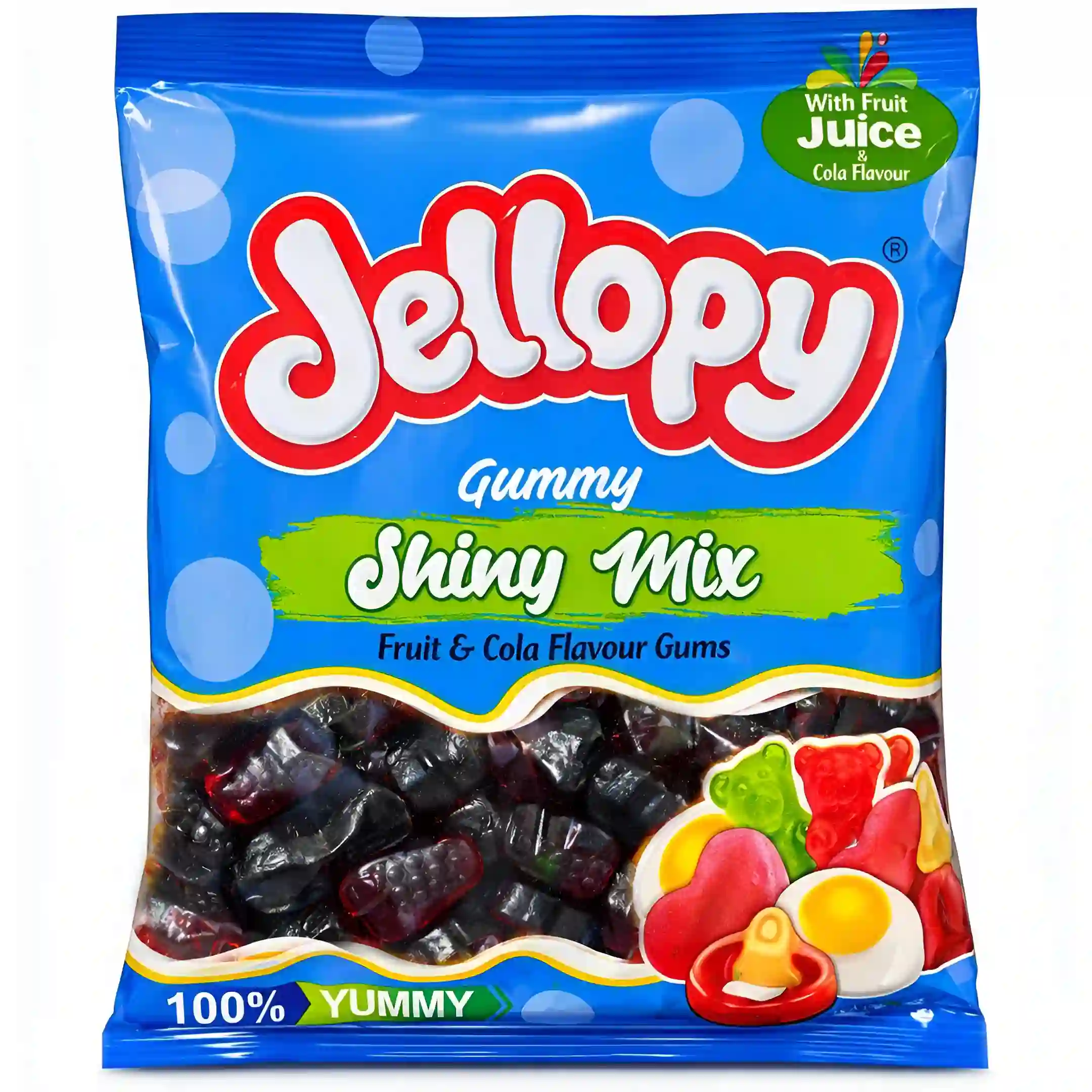 پاستیل میوه ای جلوپی مدل توت سیاه Jellopy بسته 500 گرمی