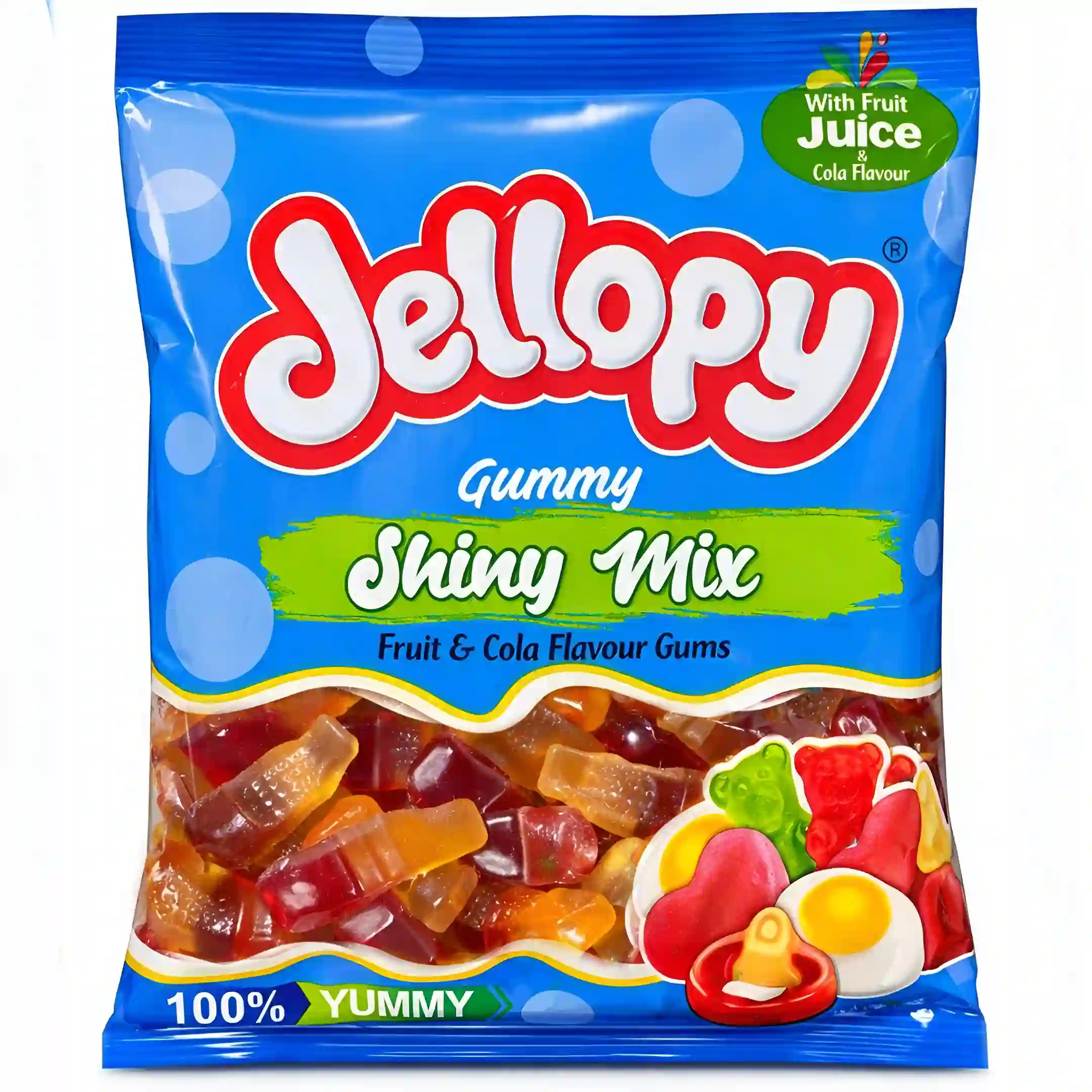 پاستیل میوه ای جلوپی مدل نوشابه Jellopy بسته 500 گرمی