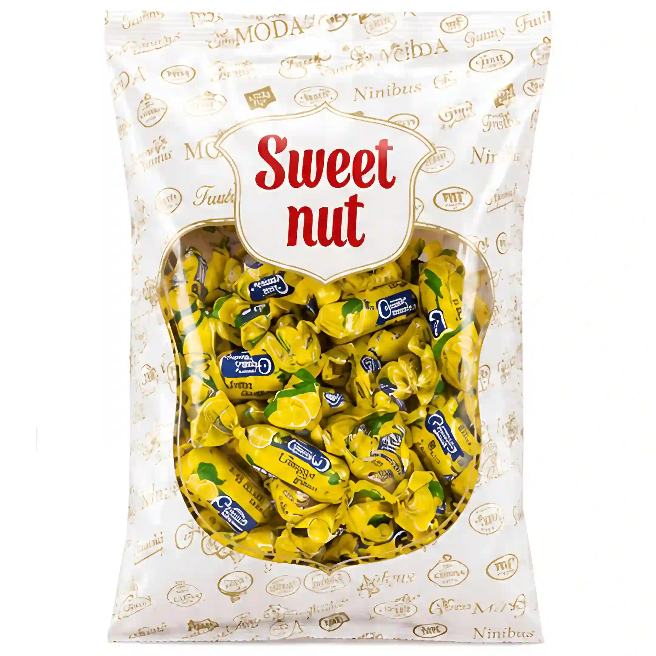 شکلات سوییت نات با طعم لیمویی Sweet Nut بسته 500 گرمی