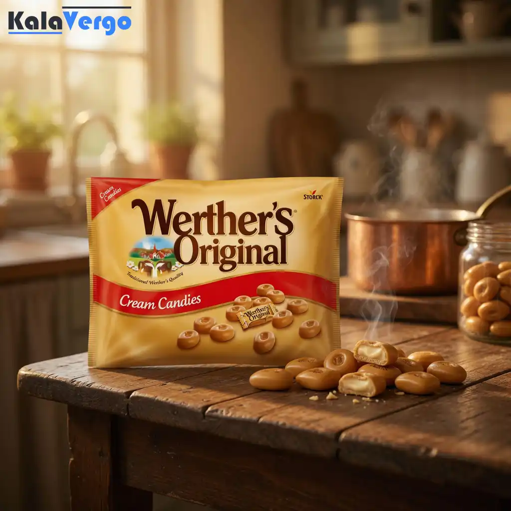 آبنبات وردرز اورجینال کاراملی Werther’s Original Cream Candies بسته 1 کیلویی