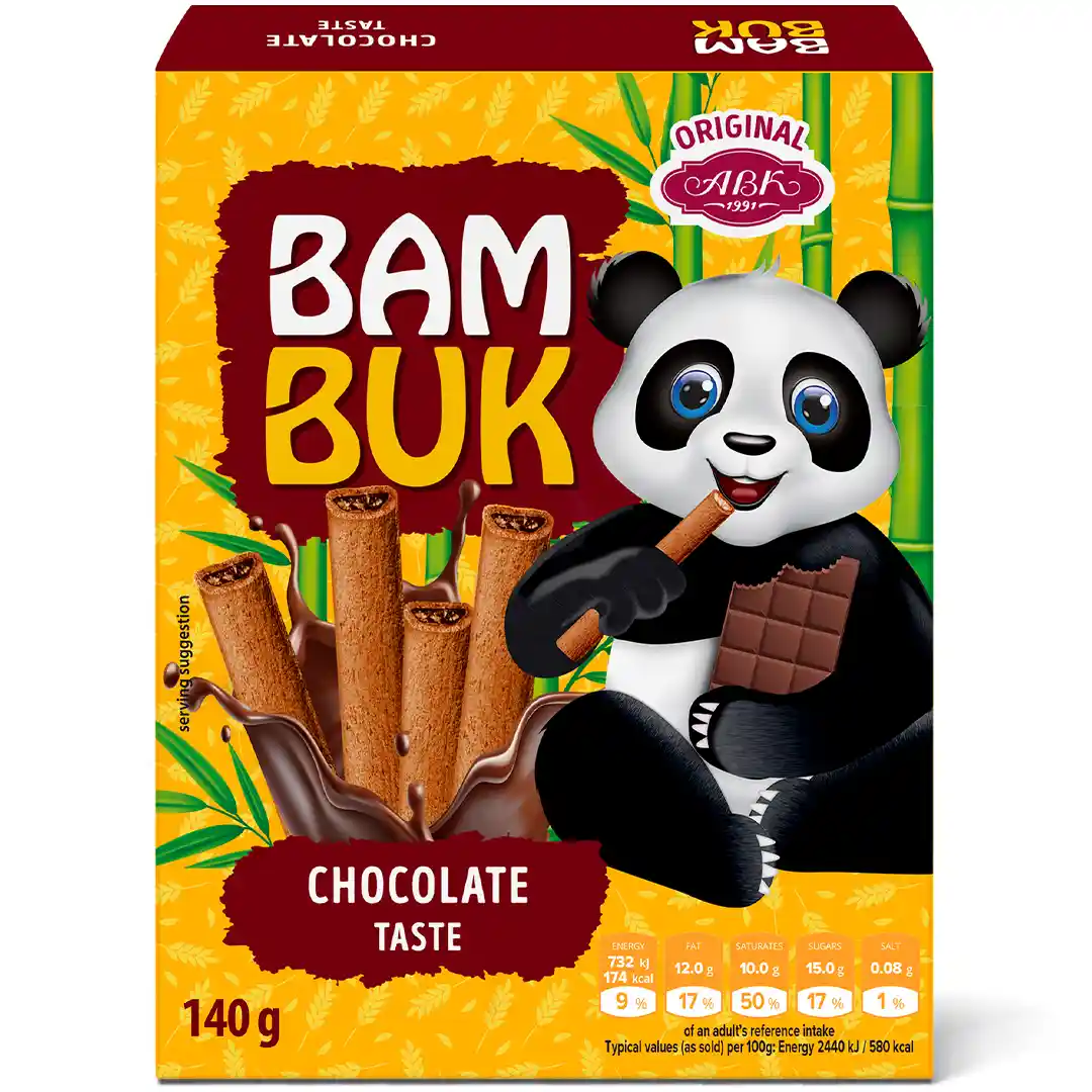 بیسکویت قلمی ABK مدل Bam Buk با مغز...