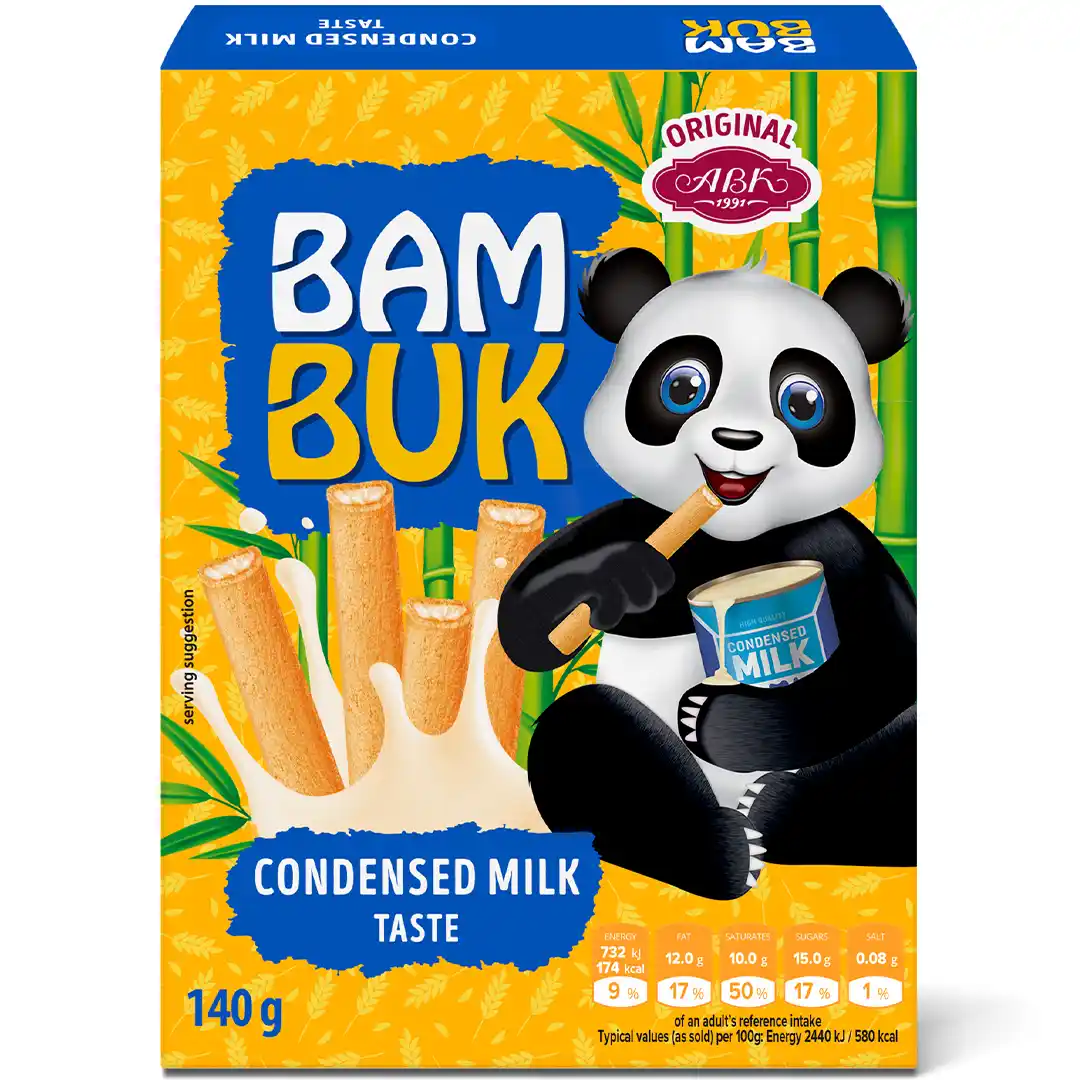 بیسکویت قلمی ABK مدل Bam Buk با مغز...