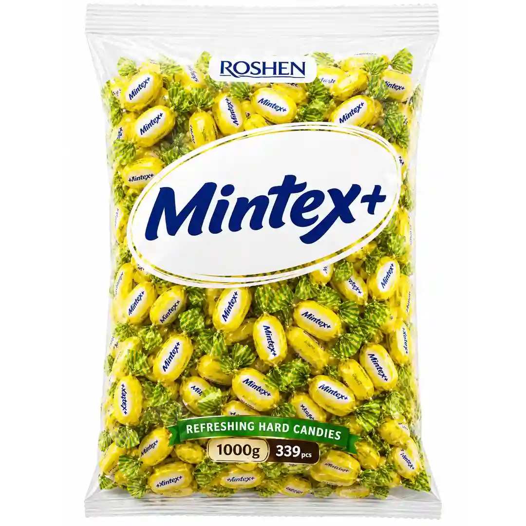 آبنبات روشن مینتکس با طعم لیمویی Roshen Mintex...
