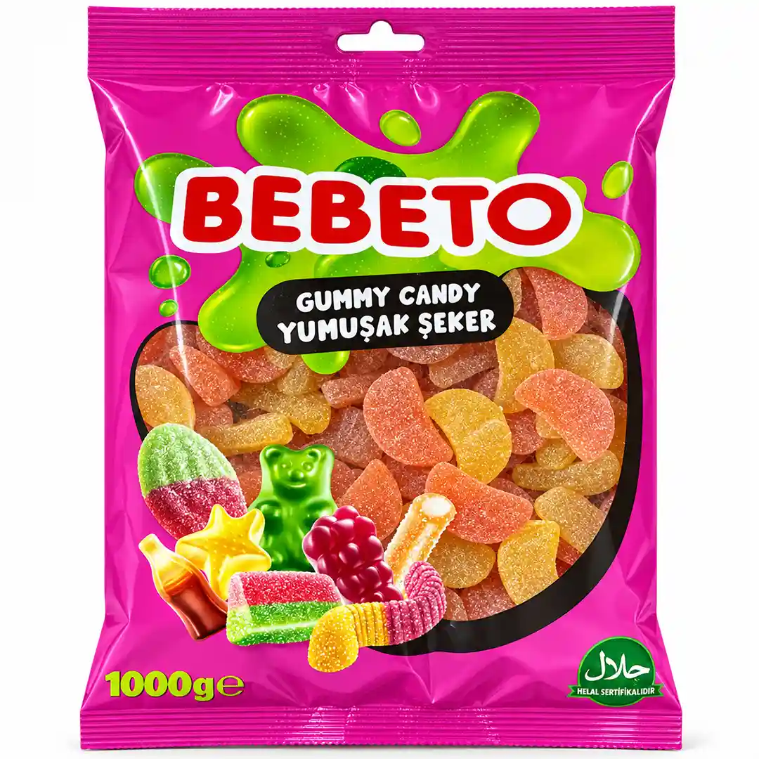 پاستیل ببتو مدل پرتقالی شکری Bebeto بسته یک...
